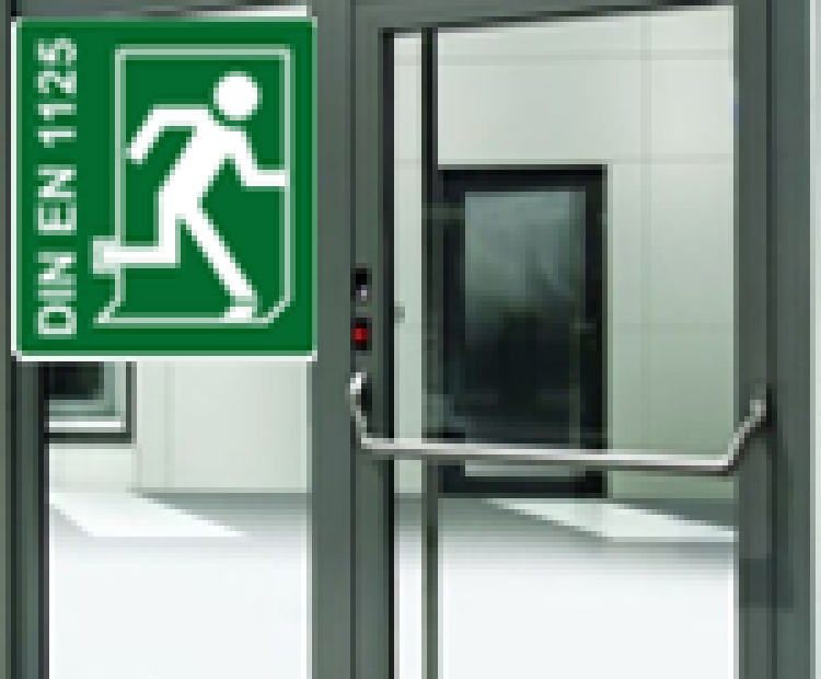 Doors on evacuation routes must allow easy and immediate...